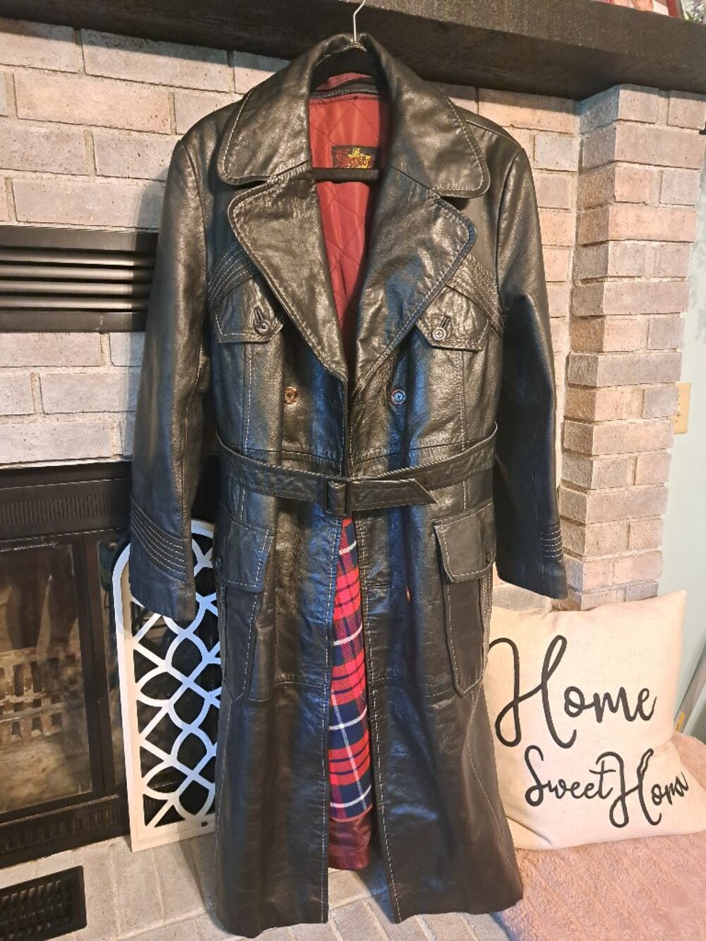 Saxony Vintage Leather Duster
